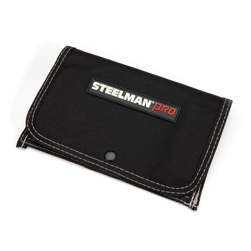 Steelman Pro 7-Piece  Low Profile Phillips and Slotted Screwdriver Set  Diamond-Tipped  SL3/16  SL1/4  SL5/16  PH0  PH1  PH2  and PH3 Sizes  Nylon Storage Case Included - Image 2